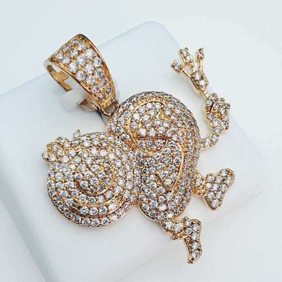 925 Sterling Silver Cubic Zirconia Pendant, UU1P6A6010